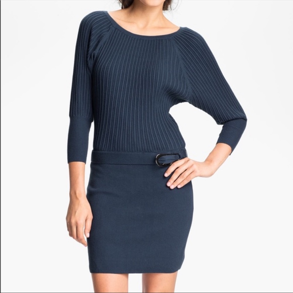 Laundry Hunter Green Sweater Dress